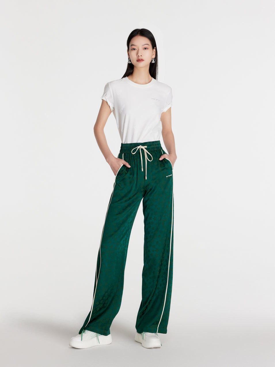 EP YAYING Sporty Casual Pants