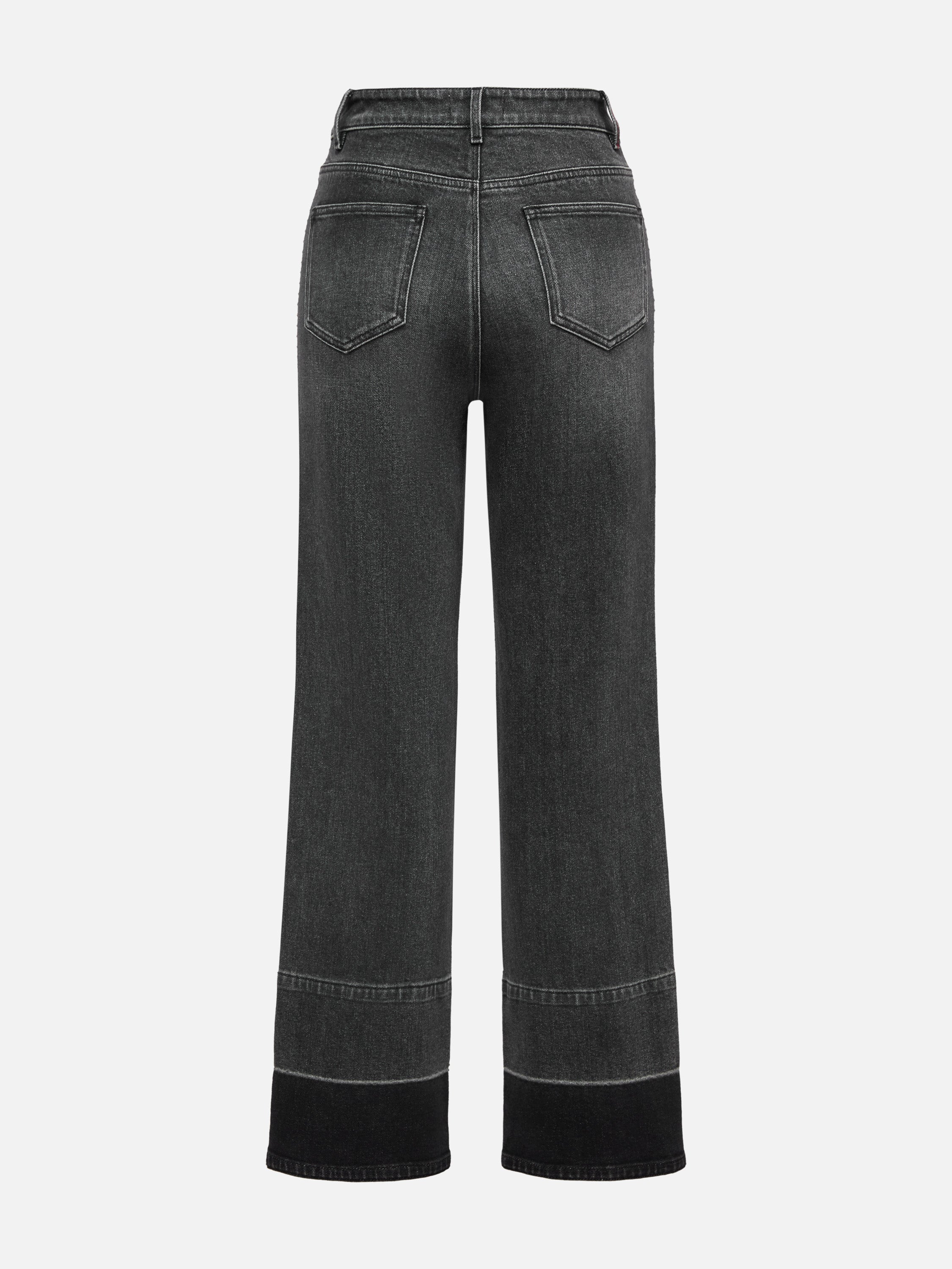 EP YAYING Black Straight Leg Pants