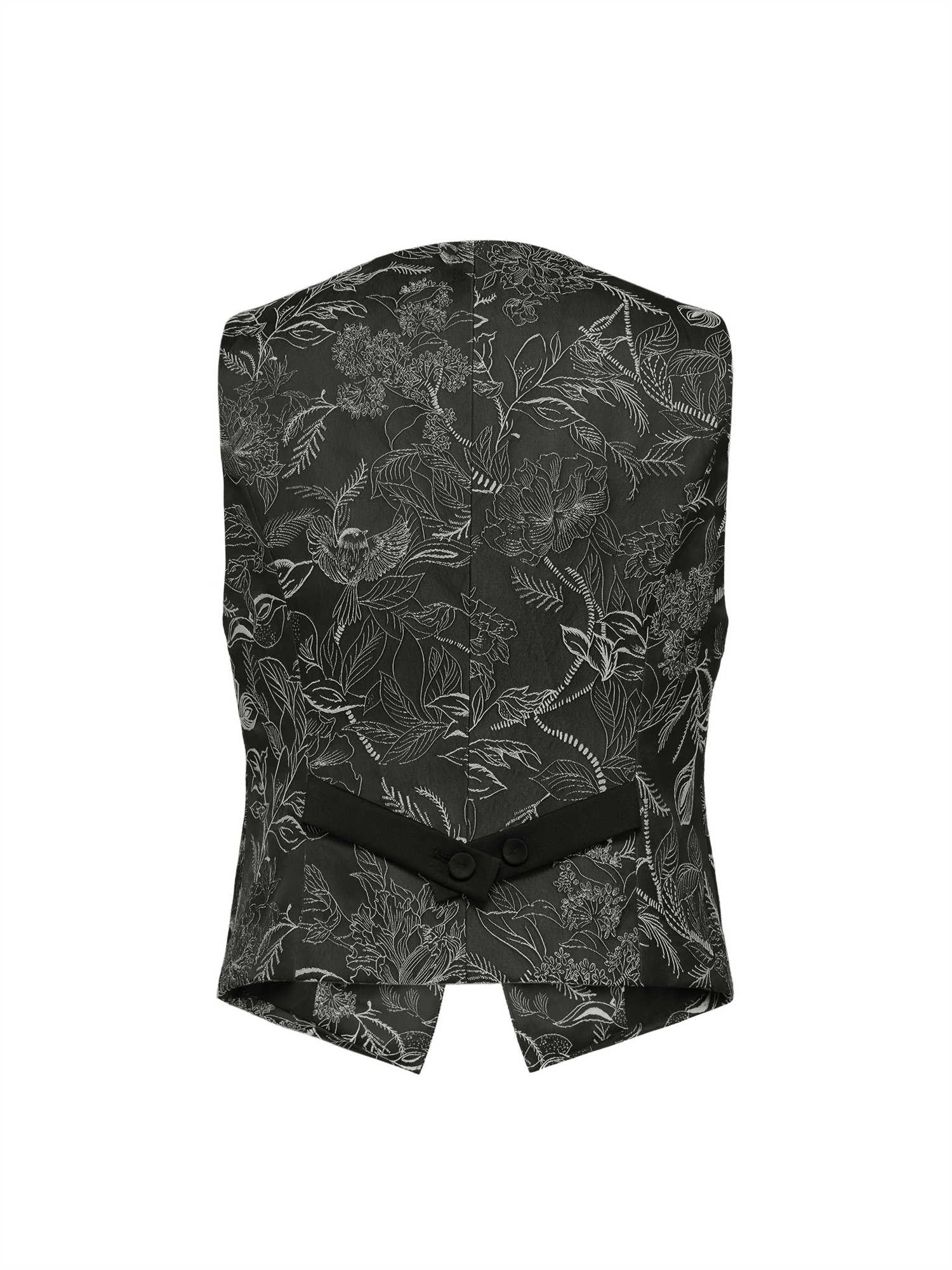 EP YAYING Chinese-Style Embroidered Short Vest