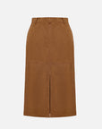 EP YAYING Faux Suede Straight Skirt EGKAA3507AT