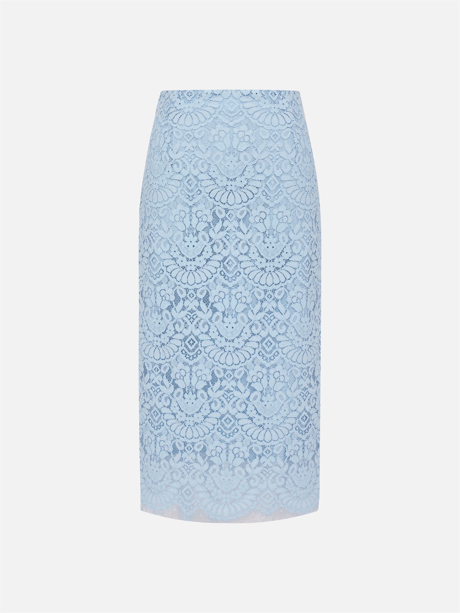 EP YAYING Blue Textured Skirt
