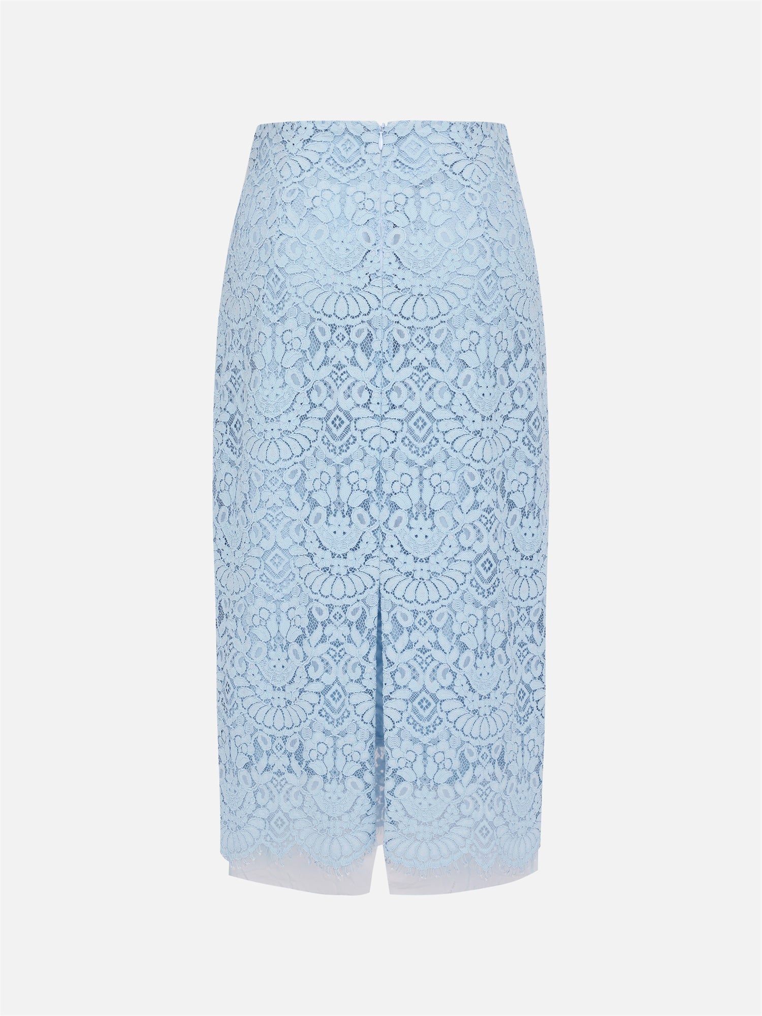 EP YAYING Blue Textured Skirt