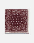 EP YAYING Qiannan Totem Reversible Dual-Tone Silk Lattice Scarf EAKPSW001AL