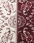 EP YAYING Qiannan Totem Reversible Dual-Tone Silk Lattice Scarf EAKPSW001AL