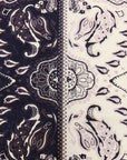 EP YAYING Qiannan Totem Reversible Dual-Tone Silk Lattice Scarf EAKPSW001AL