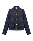EP YAYING Cropped Denim Jacket