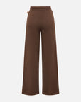 EP YAYING Maillard Knitted Straight Pants
