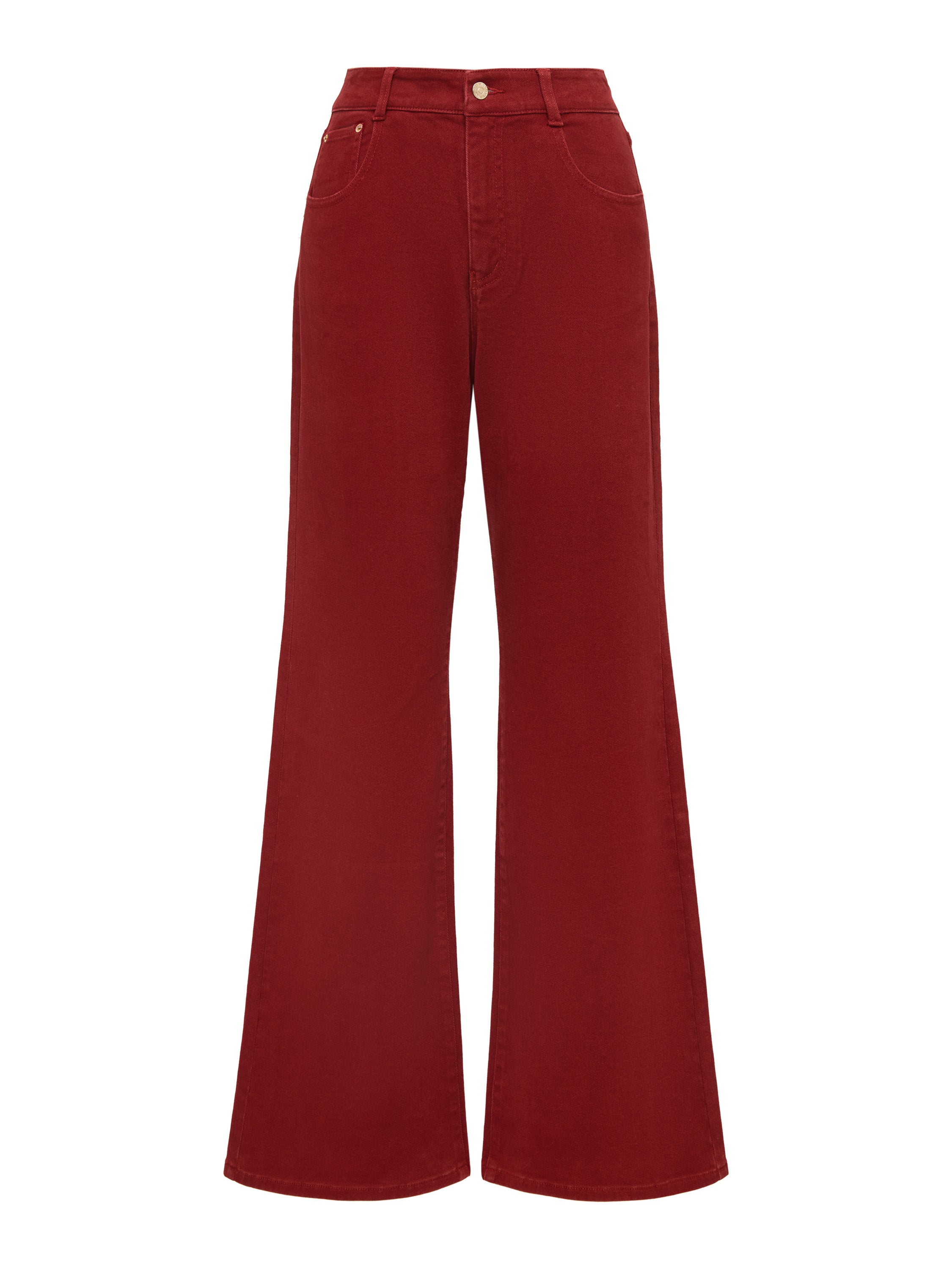 EP YAYING Red Slim Fit Pants