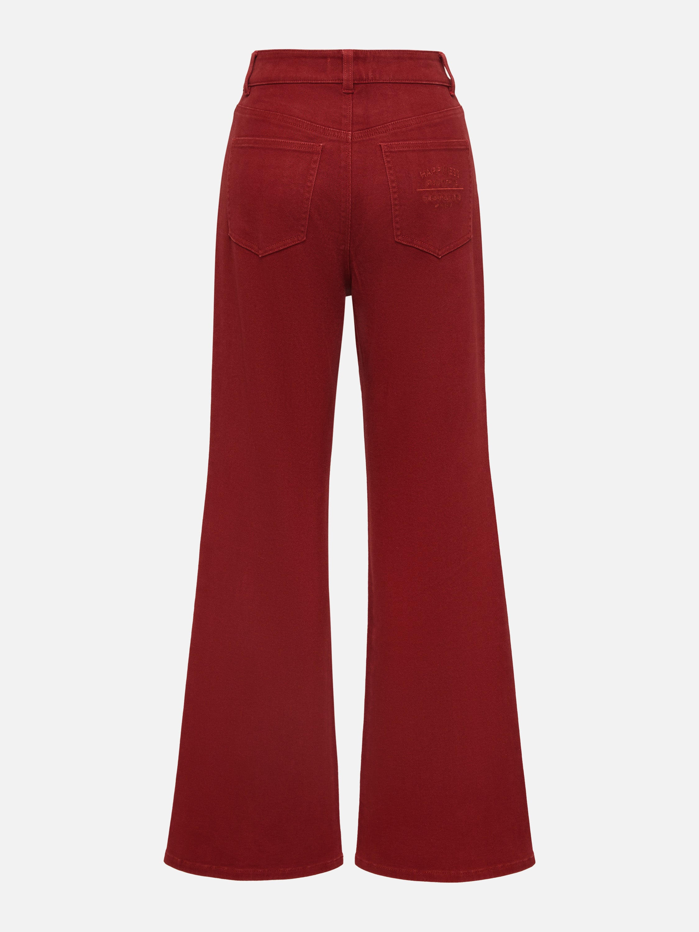 EP YAYING Red Slim Fit Pants