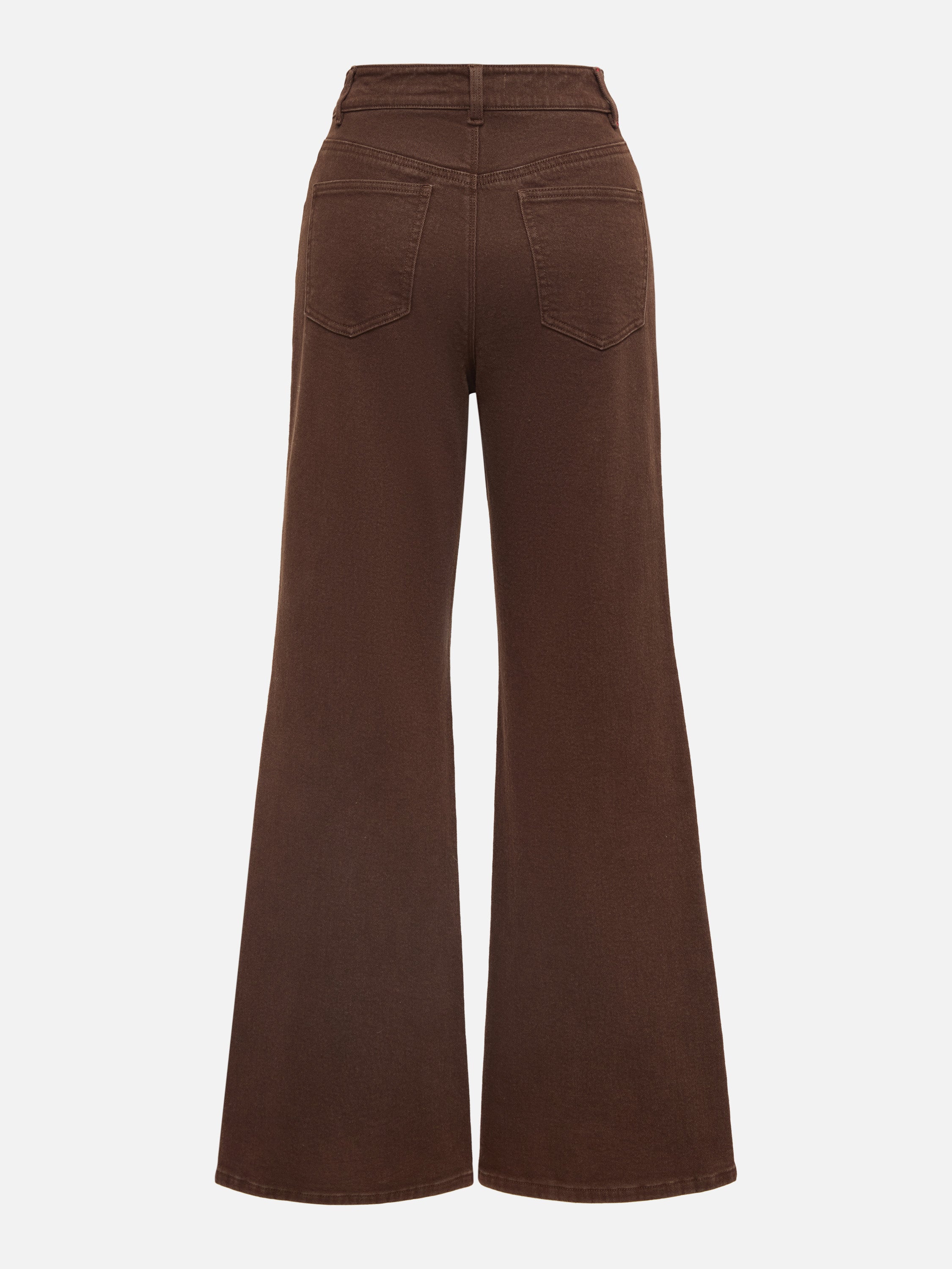 EP YAYING Brown Straight Leg Pants