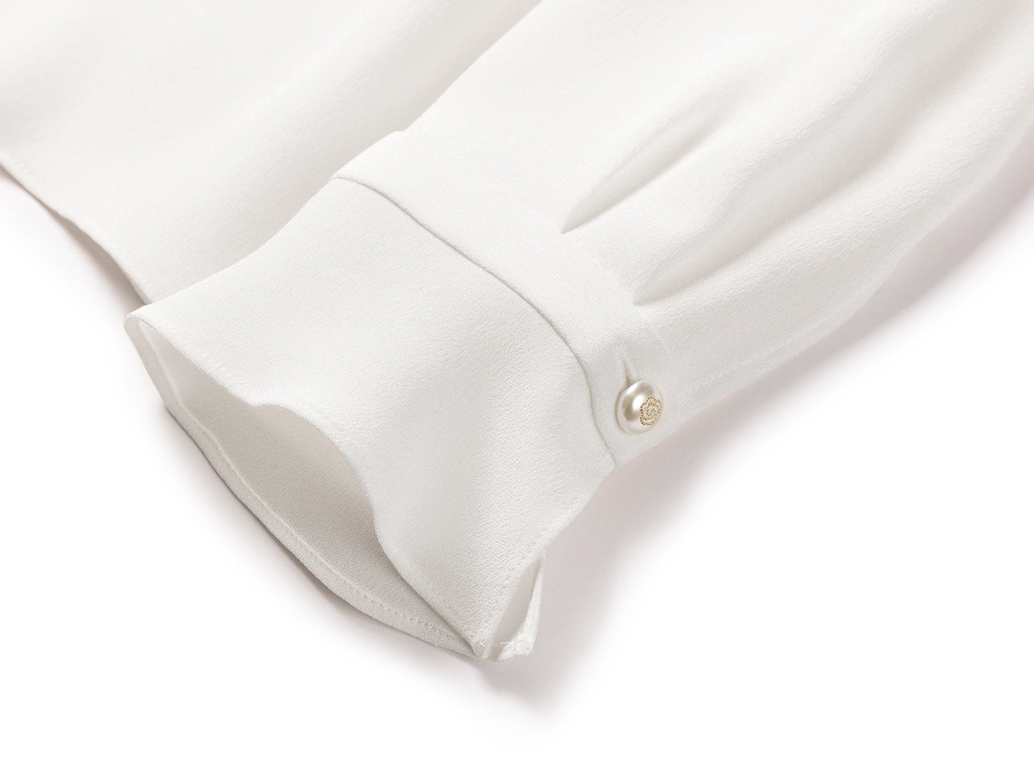 YAYING Silk White Shirt