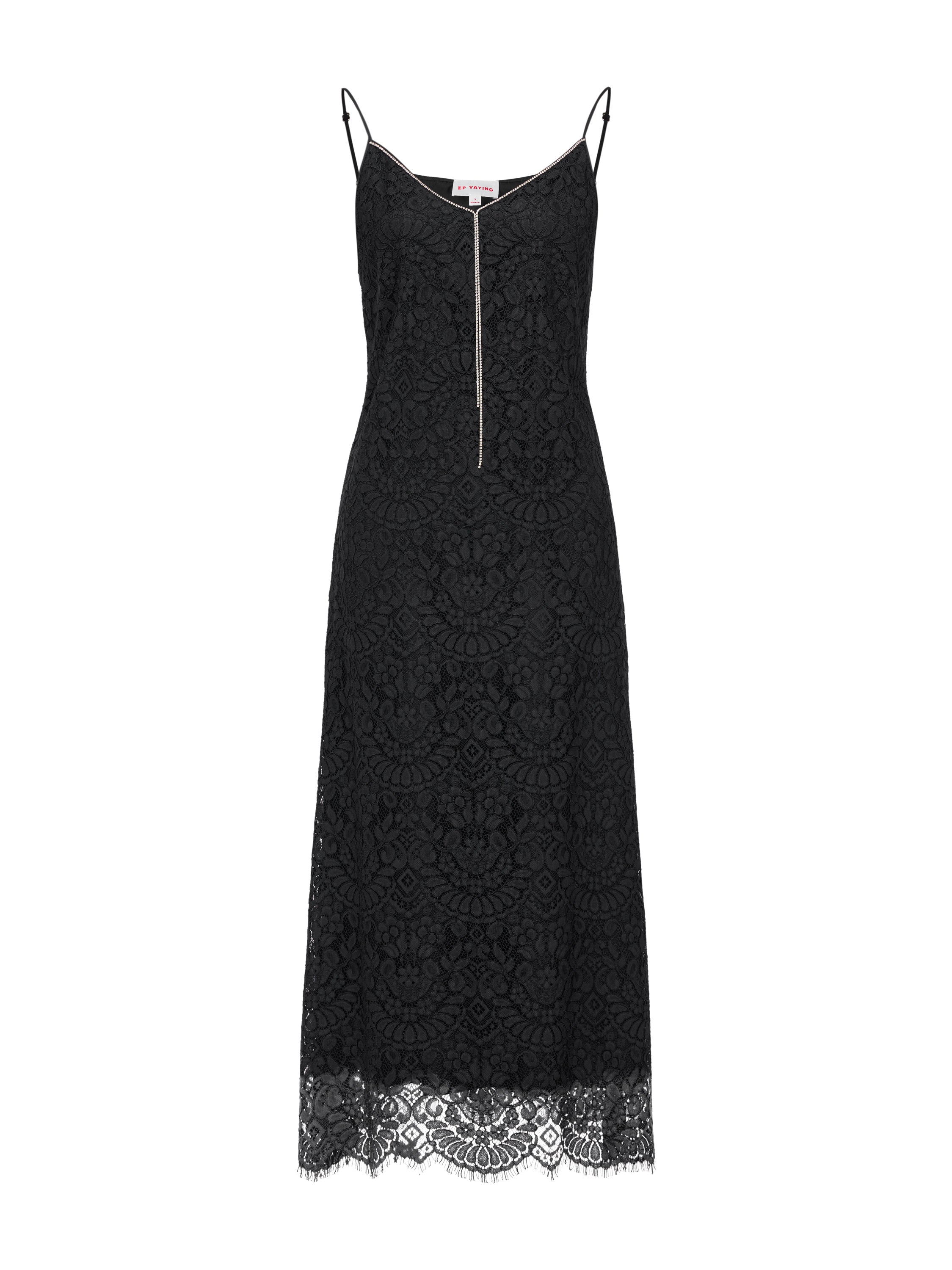 EP YAYING Black Slip Dress
