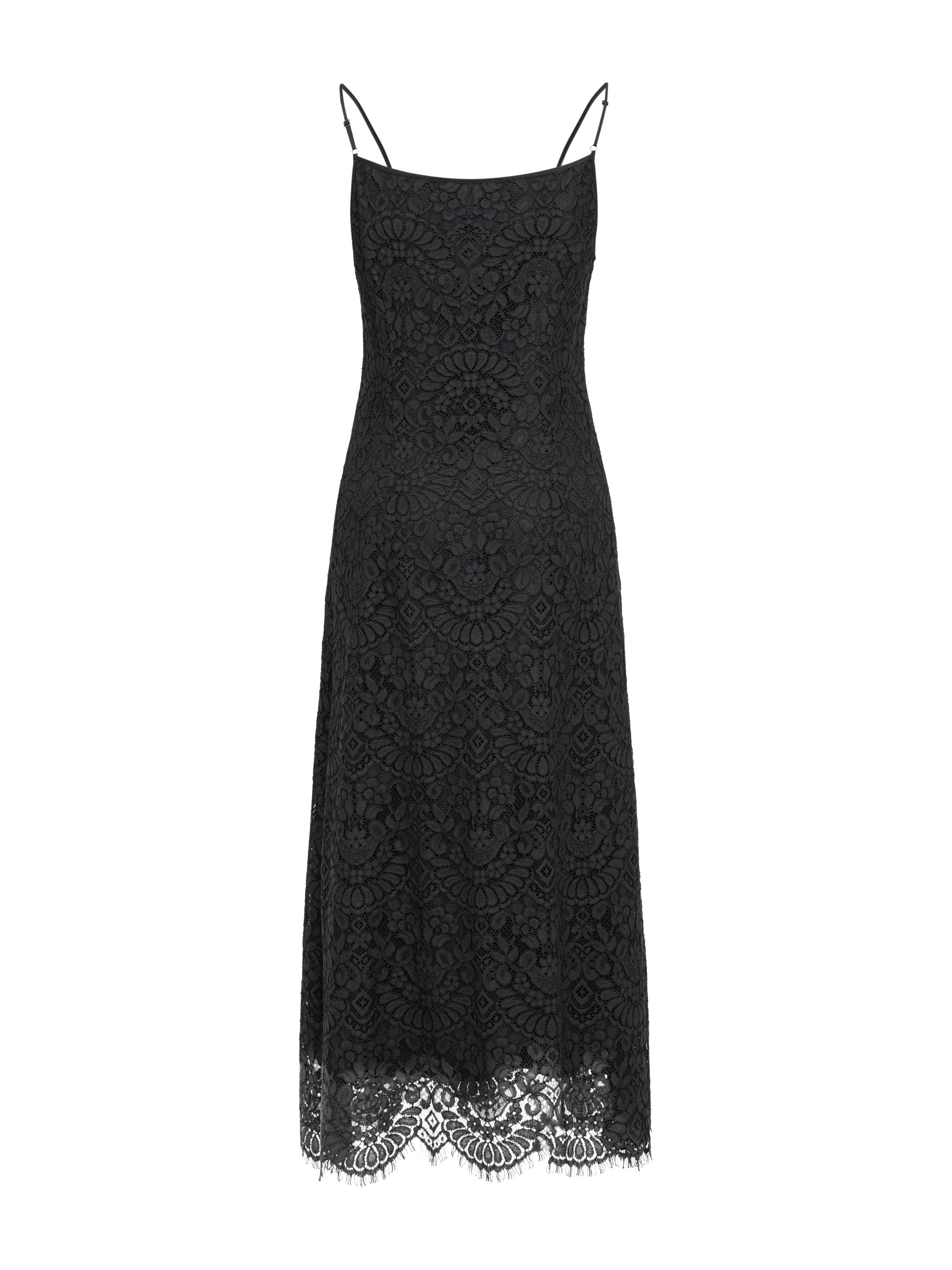 EP YAYING Black Slip Dress