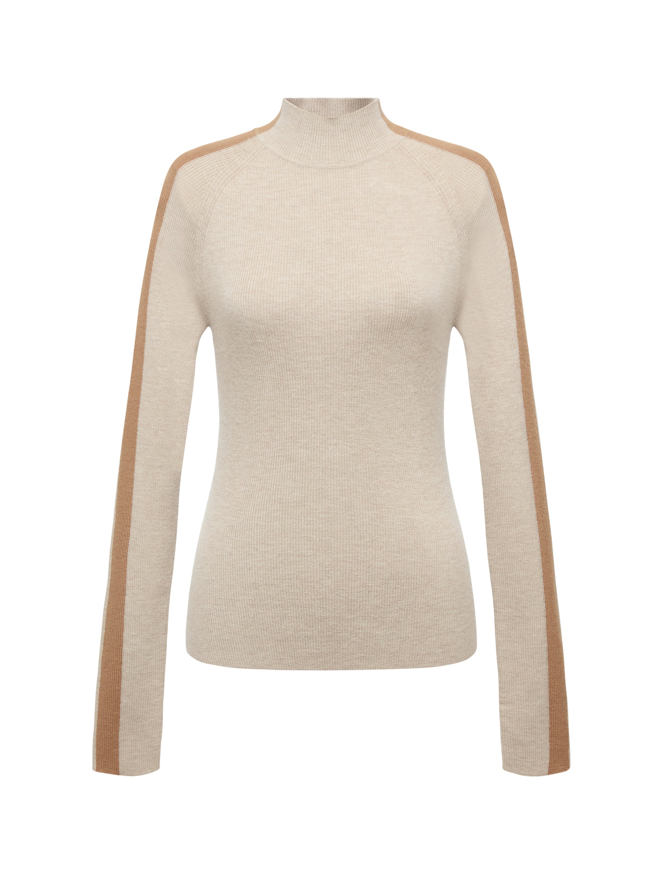 EP YAYING Beige Knit Sweater
