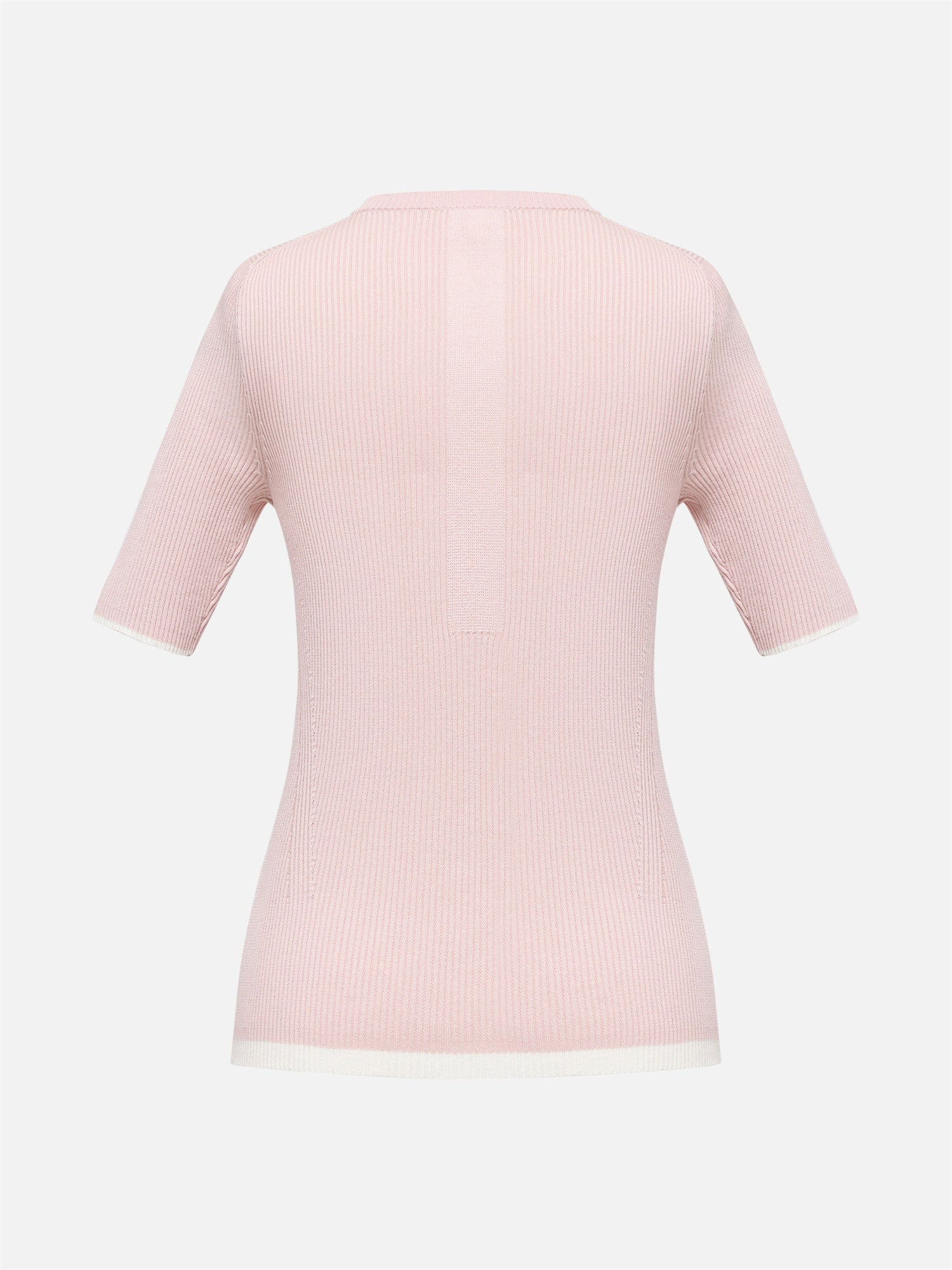 EP YAYING Textured Half-Sleeve Knit Sweater EGKAA9598AF