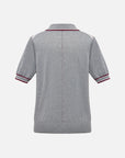 EP YAYING Plaid Polo Collar Knit Sweater EGKAC9585AC