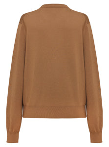 YAYING Silk Wool Cashmere Knit Cardigan