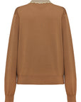 YAYING Silk Wool Cashmere Knit Cardigan