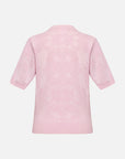 EP YAYING Jacquard Short-Sleeve Knit Top EGKEC9126AF