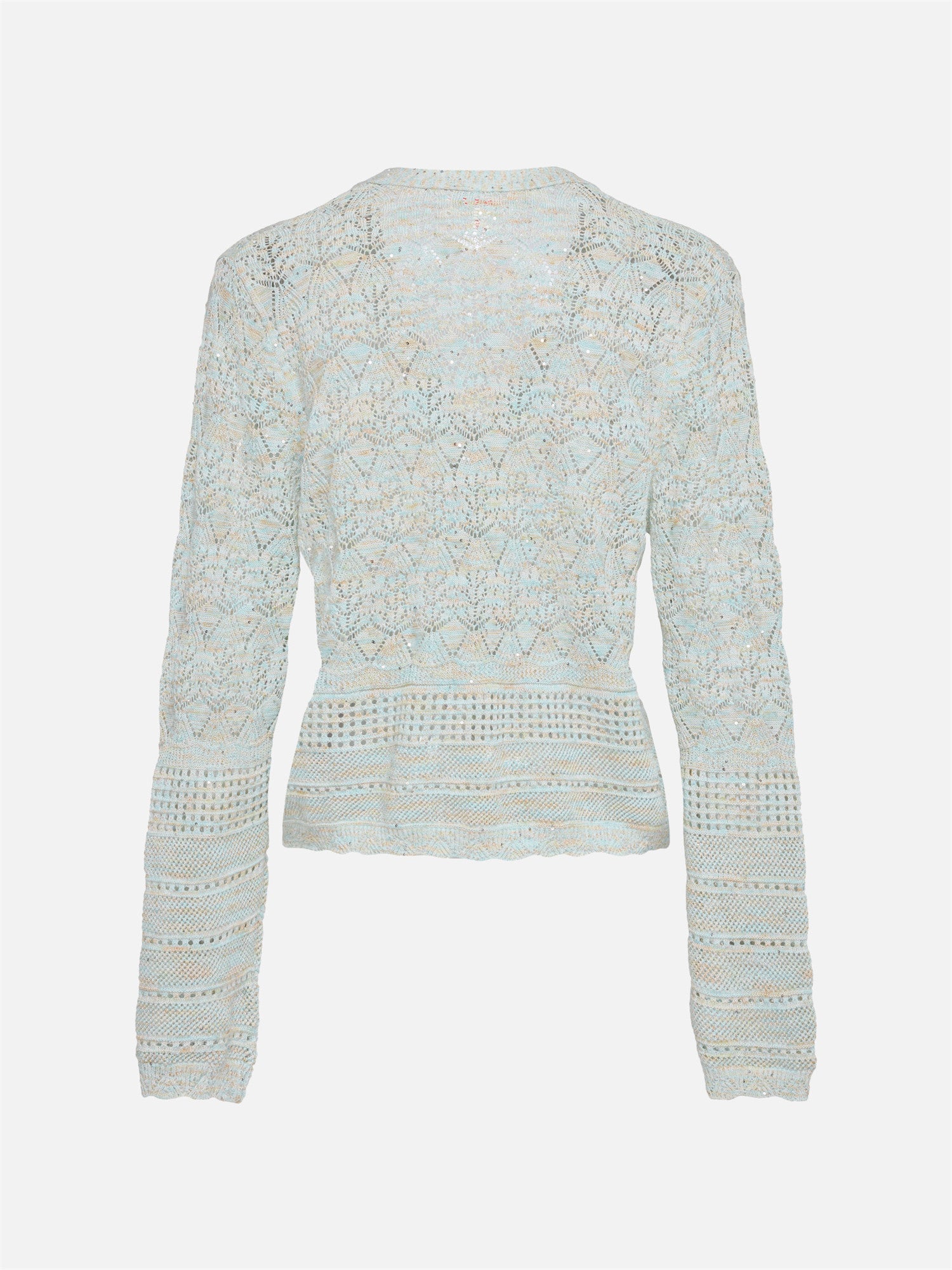EP YAYING Hollow Fitted Knit Cardigan EGKEH9137AB