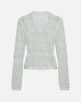 EP YAYING Hollow Fitted Knit Cardigan EGKEH9137AB