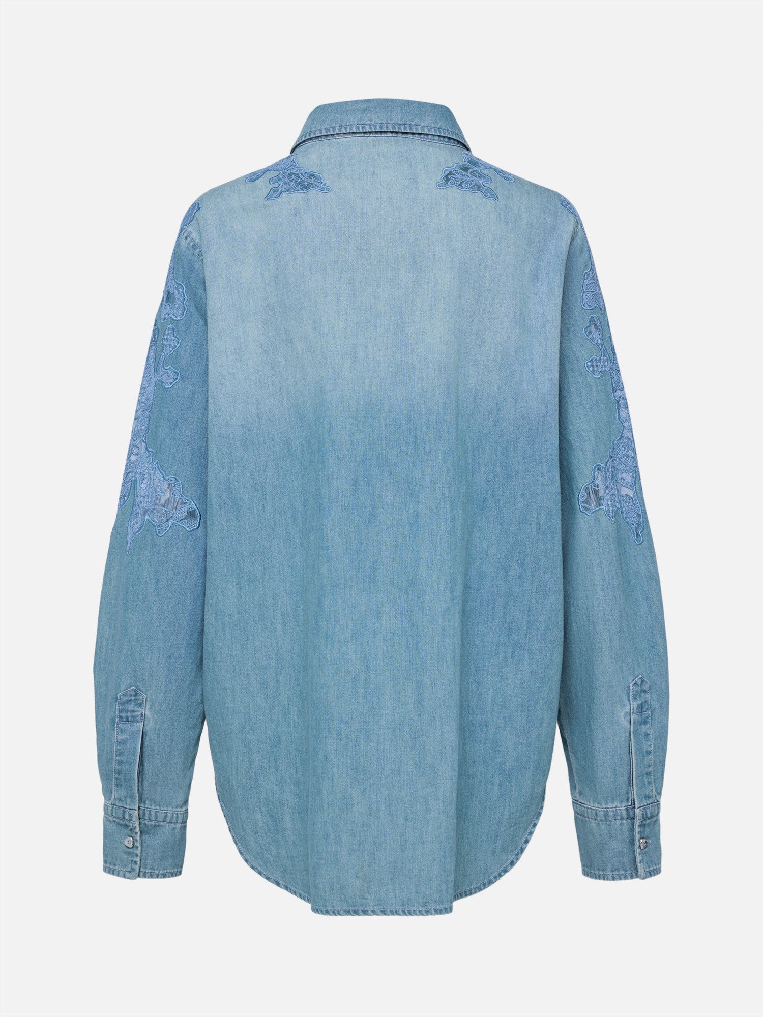EP YAYING Tencel-Cotton Denim Shirt EGKEDJ203AB
