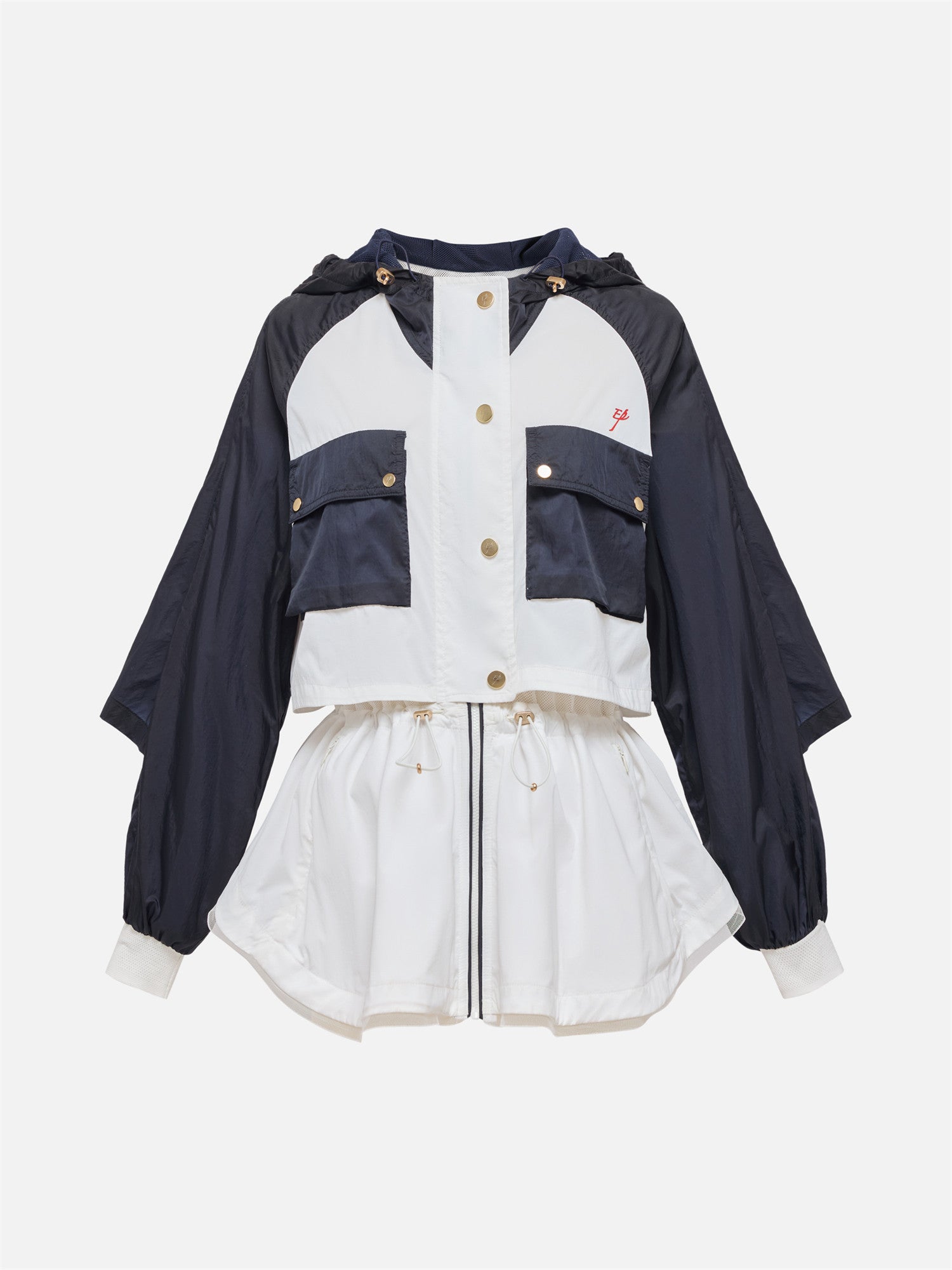 EP YAYING Color-Block Sports Hoodie Jacket EGKEA1311AW
