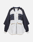 EP YAYING Color-Block Sports Hoodie Jacket EGKEA1311AW
