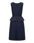 EP YAYING Vintage Waist-Defining Sleeveless Dress