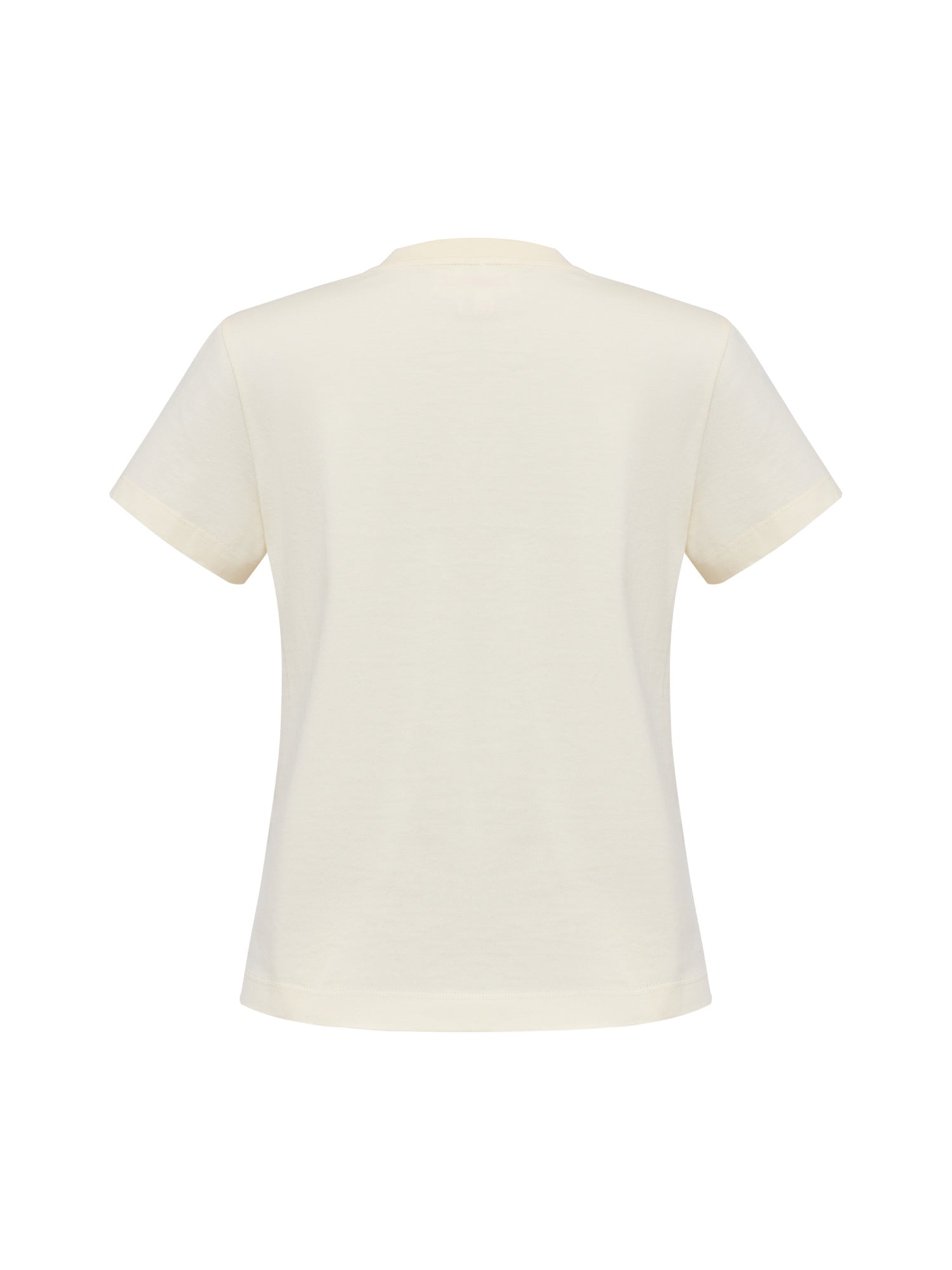EP YAYING Beige Basic T-Shirt