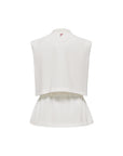 EP YAYING White Waist-Defining Vest