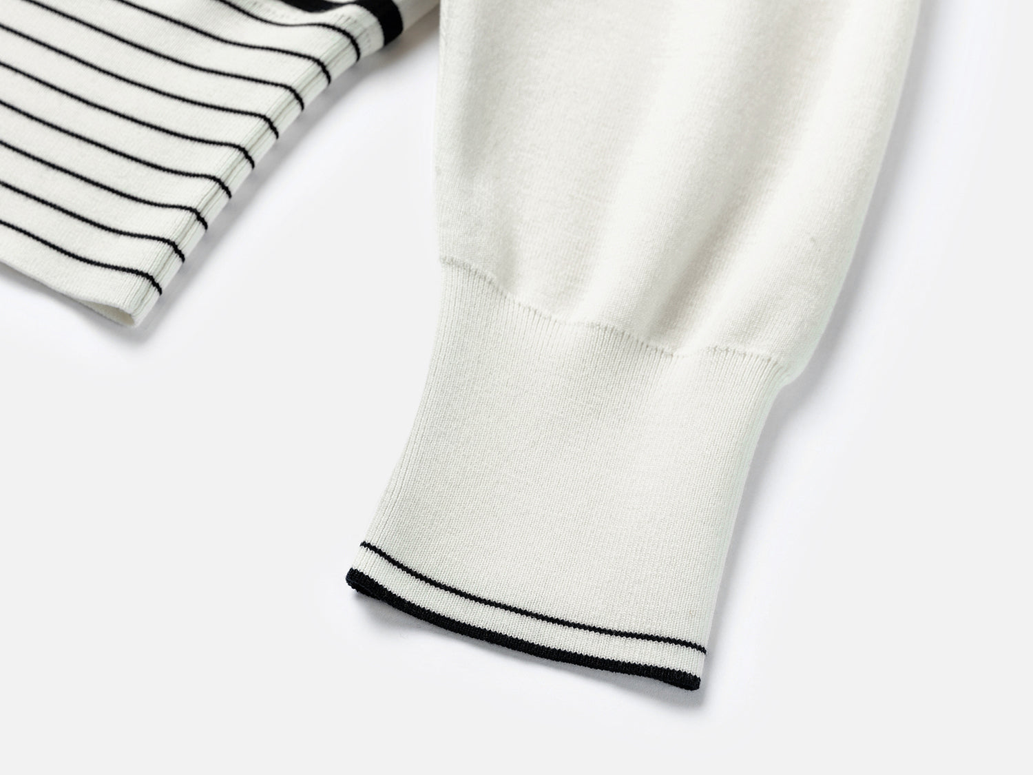 EP YAYING Stripe Patchwork Knit