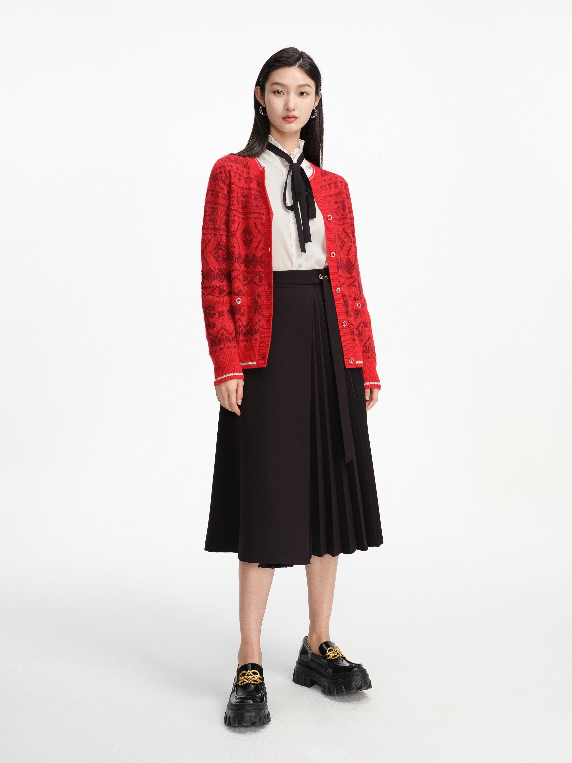 EP YAYING Merino Wool Knit Cardigan Knit Wear EGHIV9176AR