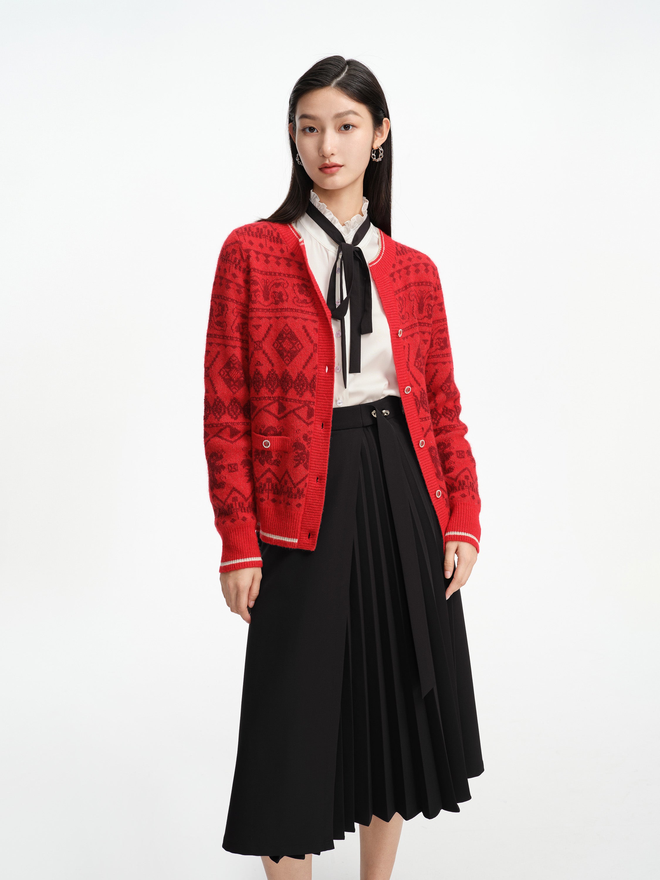 EP YAYING Merino Wool Knit Cardigan Knit Wear EGHIV9176AR