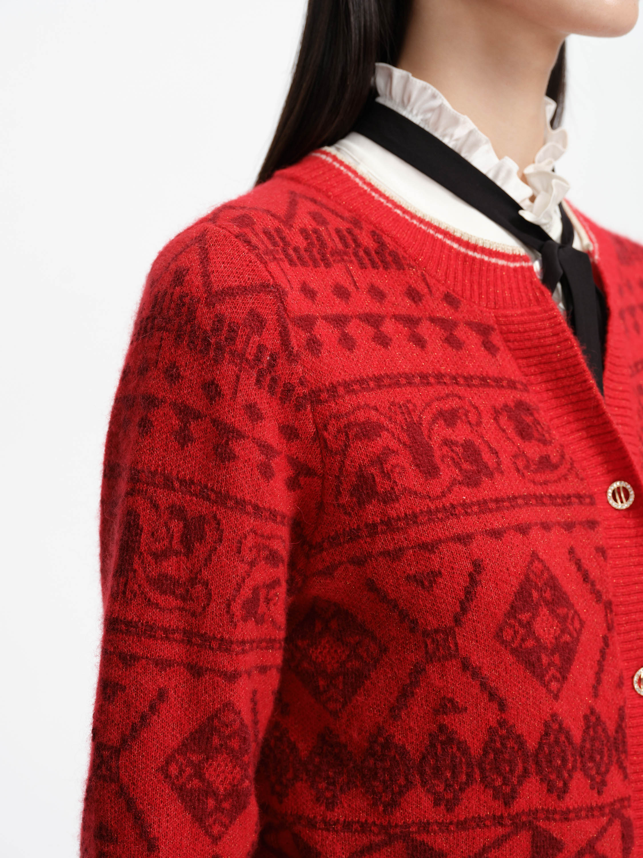 EP YAYING Merino Wool Knit Cardigan Knit Wear EGHIV9176AR