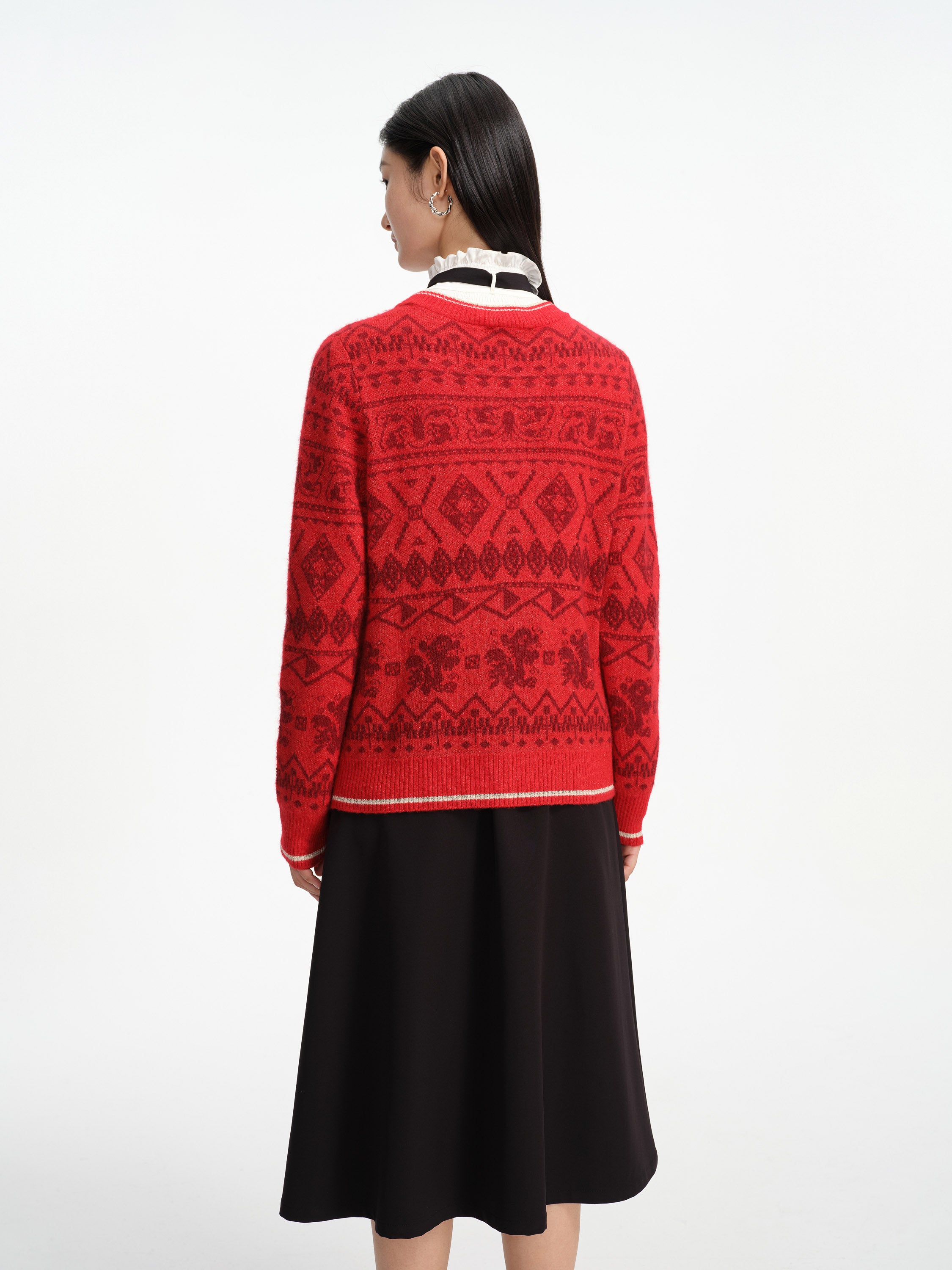 EP YAYING Merino Wool Knit Cardigan Knit Wear EGHIV9176AR