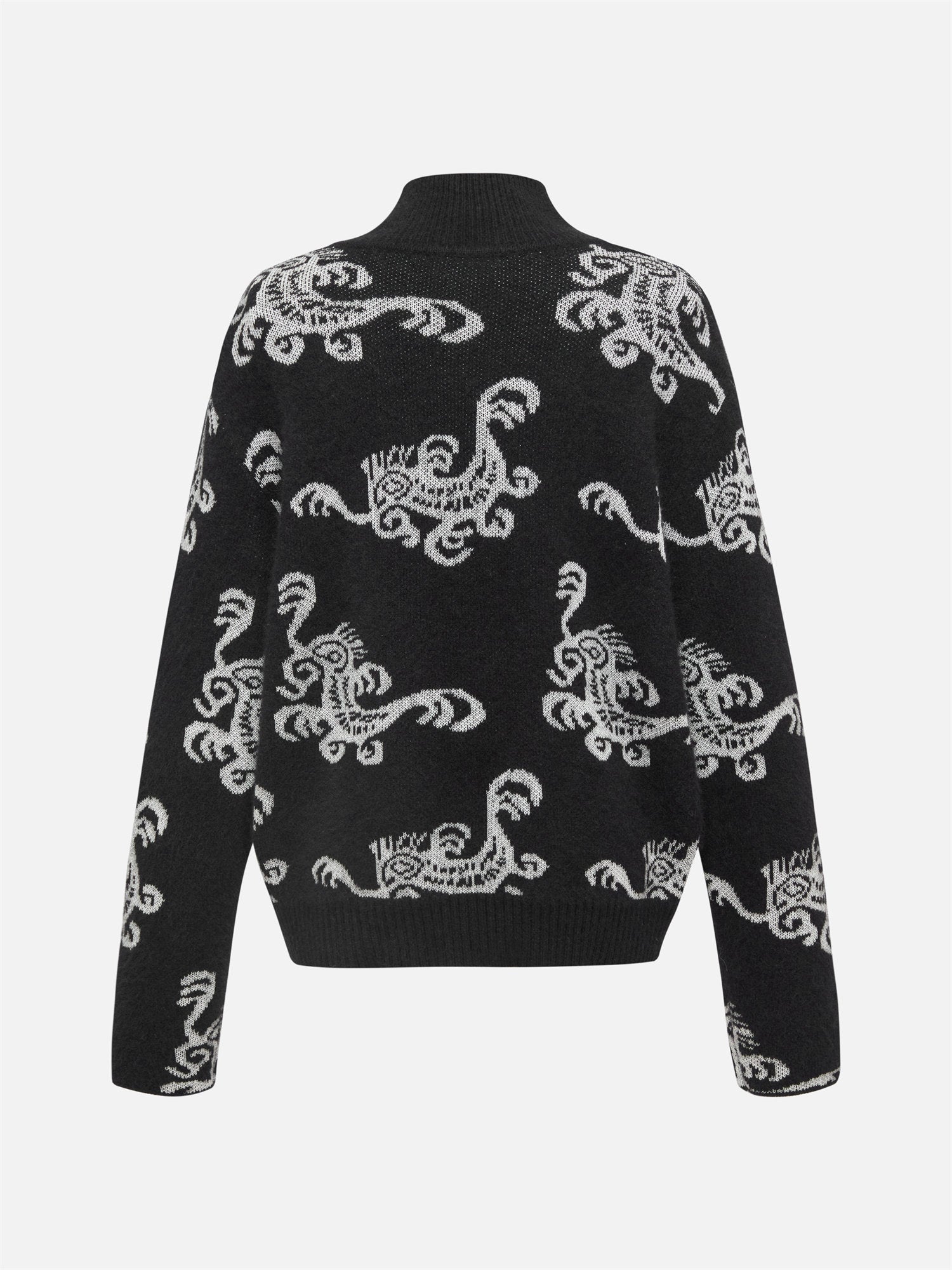 EP YAYING Jacquard Pullover Sweater