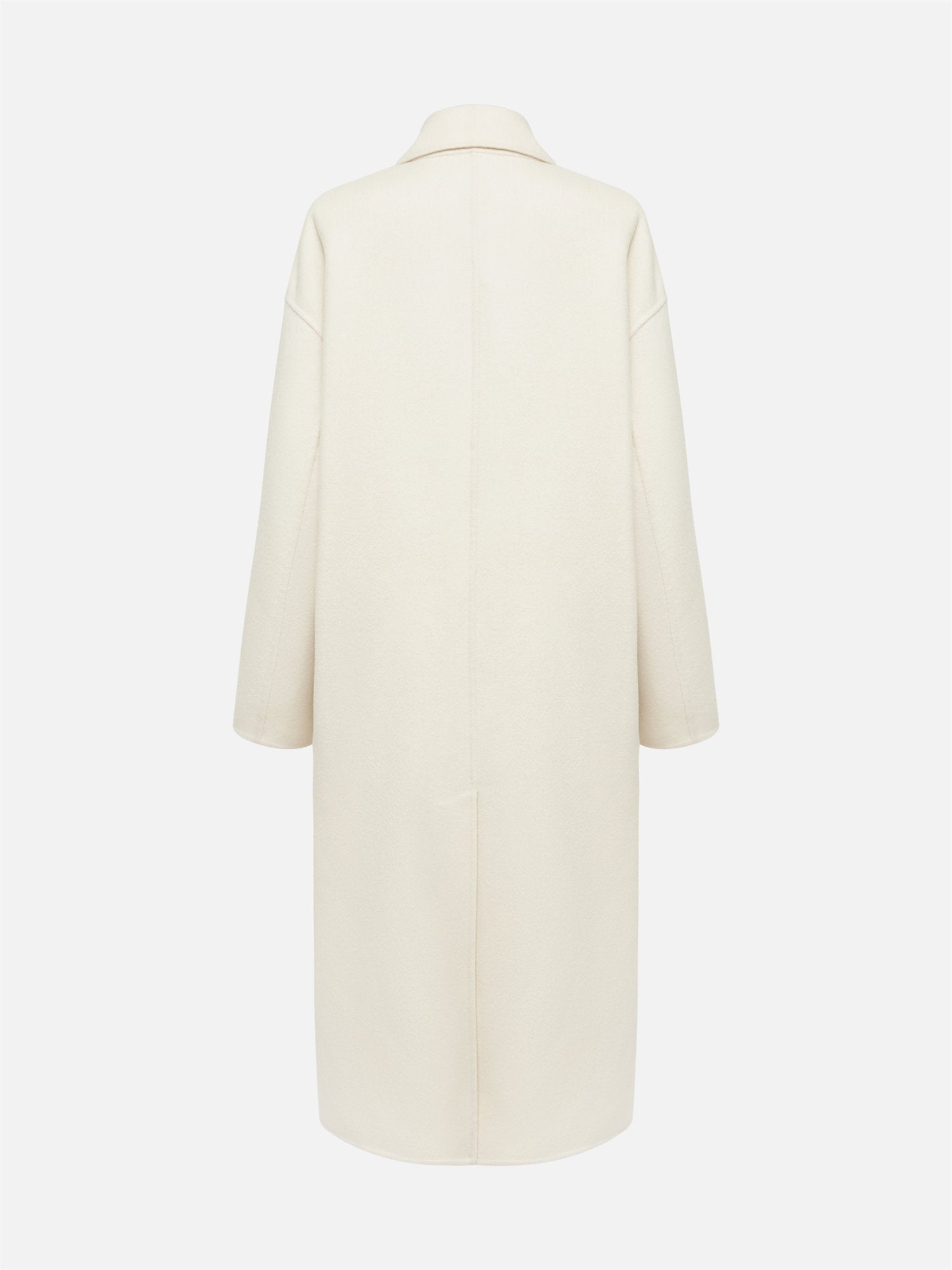 EP YAYING Notched Collar Cashmere Coat