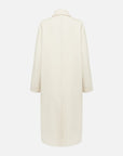 EP YAYING Notched Collar Cashmere Coat