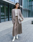 EP YAYING High-Waist Pleated Skirt EGKAA3415AG