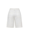 EP YAYING Tencel Linen High-Waist Wide-Leg Denim Shorts