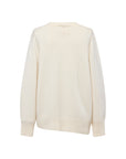 EP YAYING 100% Cashmere Shawl-Collar Cardigan Two-Piece Set
