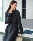 EP YAYING Wool Cashmere Knit Skirt
