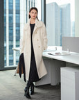 EP YAYING White Wool Coat