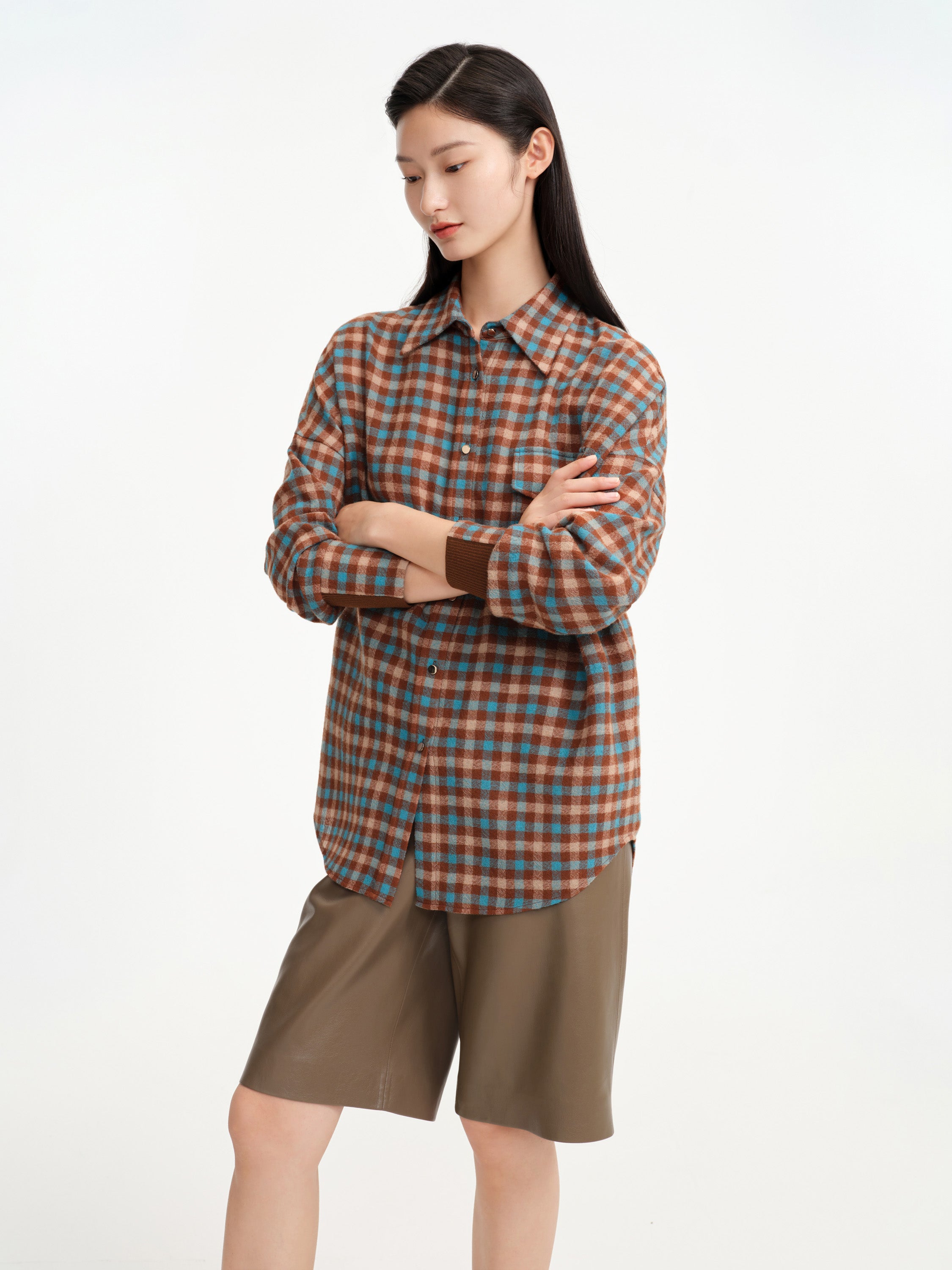 EP YAYING CHECKED SHIRT