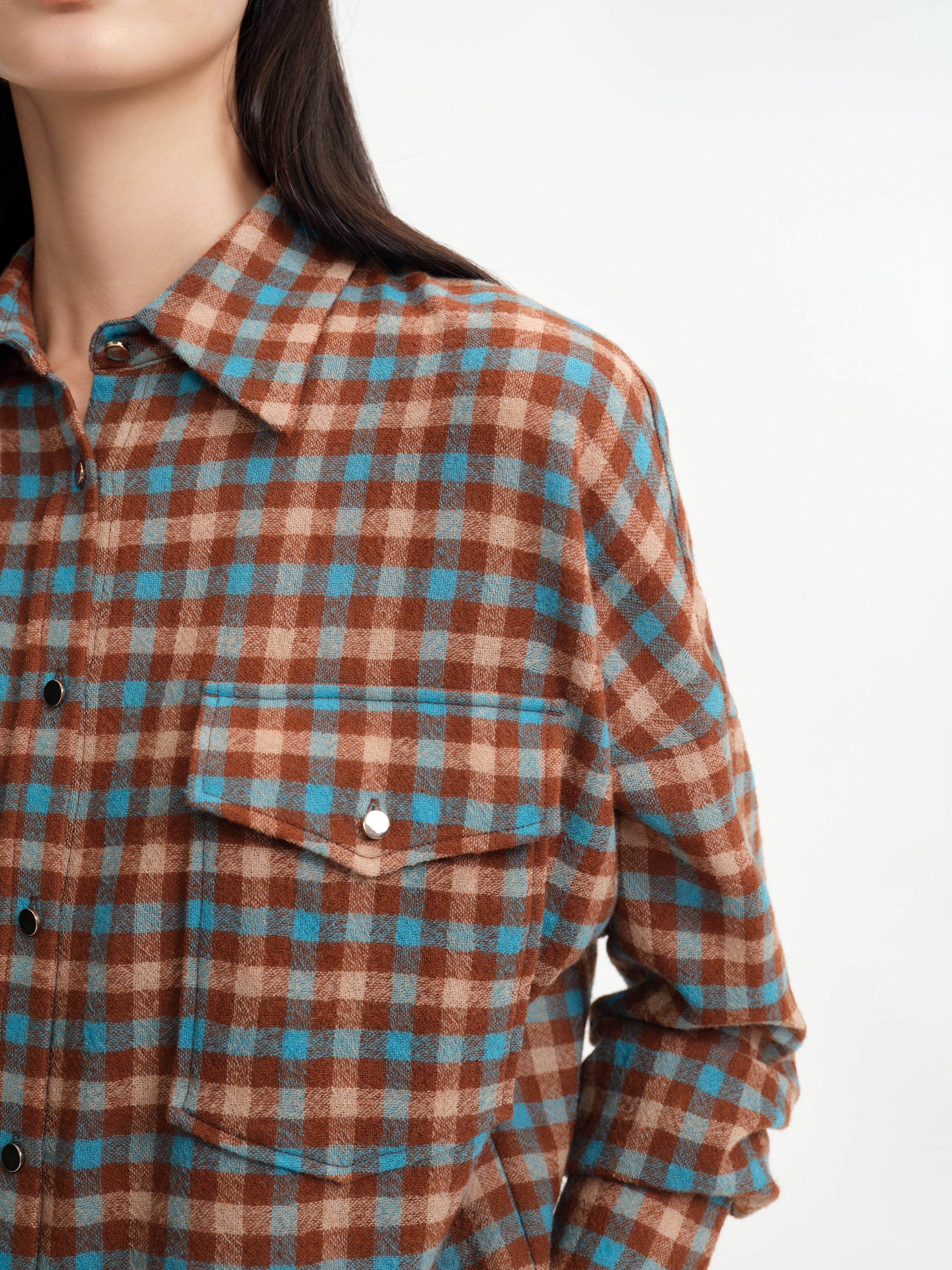 EP YAYING CHECKED SHIRT