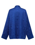 EP YAYING Blue Label Embroidered Oversized Jacket