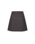 EP YAYING Pleated High-Waist Tailored Mini Skirt