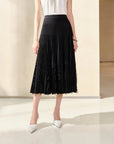 YAYING Eyelash Lace Mini Skirt