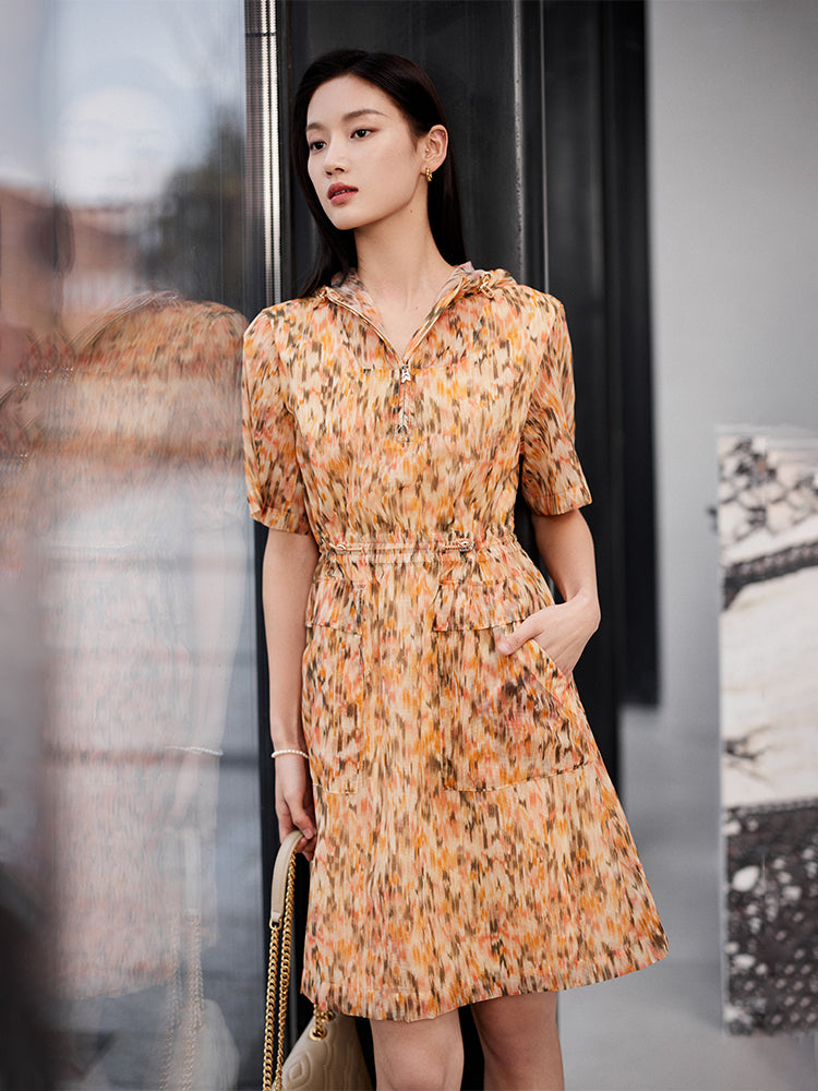 YAYING Hooded Dress